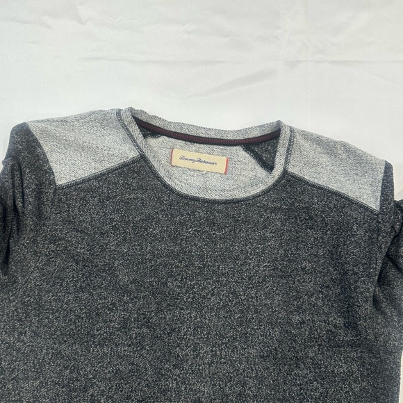 Tommy Bahama Classic Men’s Long Sleeve Sweater Gray Size M Cotton Blend - Picture 3 of 8